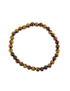 Pulseira de olho de tigre para crianças 4mm 2