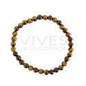 Pulsera Infantil de Ojo de Tigre 4mm