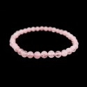 Pulseira de quartzo rosa para crianças 4mm