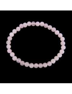 Pulseira de quartzo rosa para crianças 4mm 2