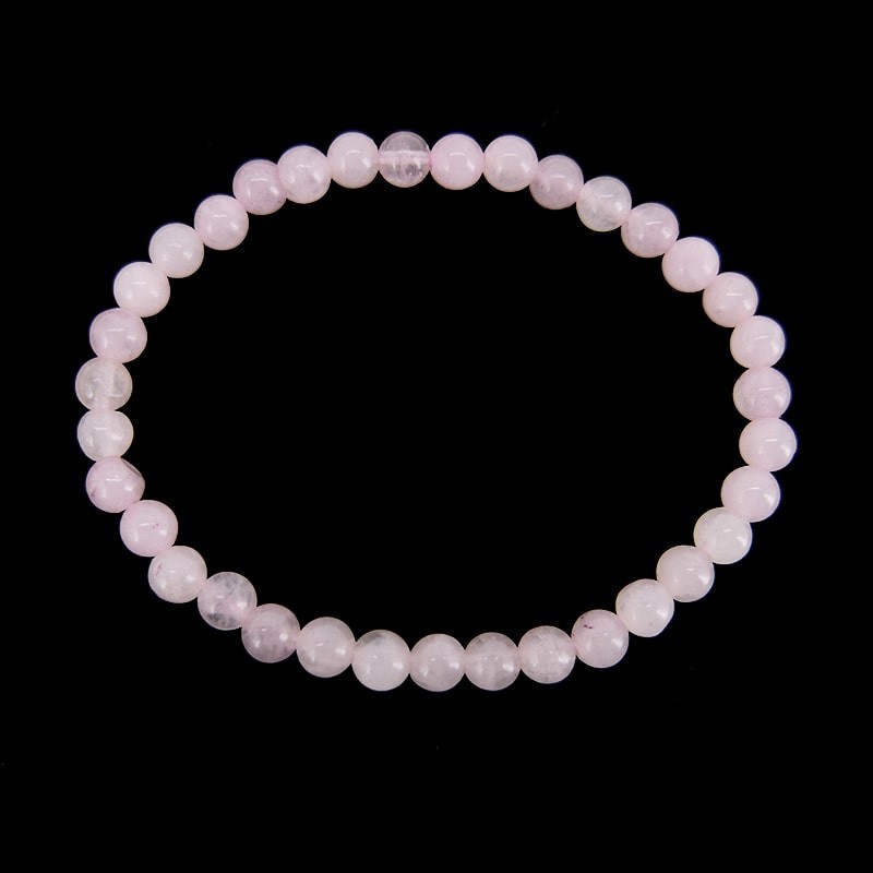 Pulsera Infantil de Cuarzo Rosa 4mm