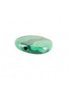 Colgante de Malaquita Rodado Plano 2