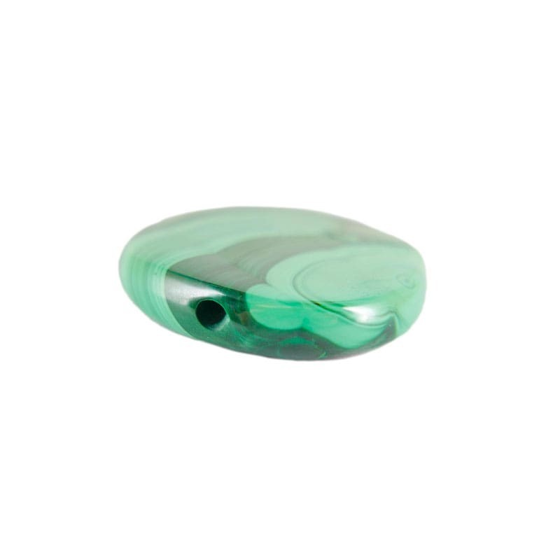 Colgante de Malaquita Rodado Plano