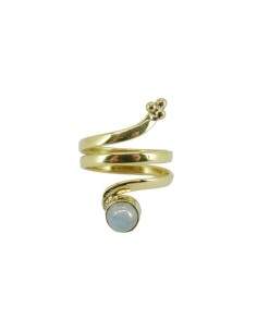 Bague de bronze avec minerai -26-