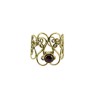 Bronze Ring with Mineral -46-