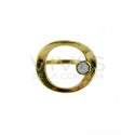 Anillo de Bronce con Mineral Aleatorio -34-