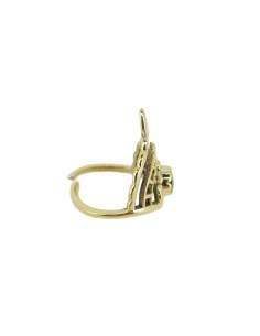 Anillo de Bronce con Mineral Aleatorio -33- 2