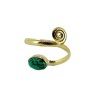 Anel de Bronze com Mineral -62-