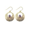 Orecchini in Bronzo con Minerale -42-