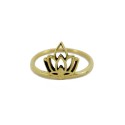 Anillo de Bronce con Mineral Aleatorio -40-
