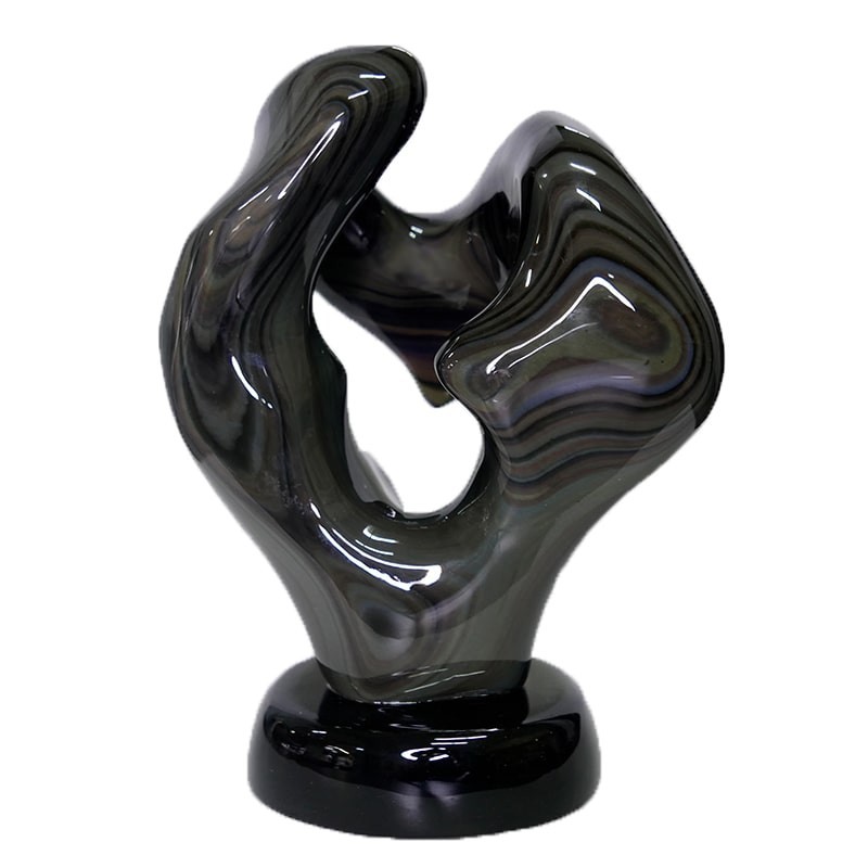 Rainbow Obsidian Sculpture FO3