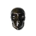 Calavera de Obsidiana Dorada