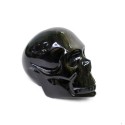 Crâne d'obsidienne dorée