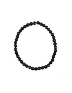 Pulsera Infantil de Turmalina Negra 4mm 2