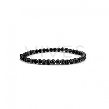 Pulsera Infantil de Turmalina Negra 4mm