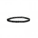 Pulsera Infantil de Turmalina Negra 4mm