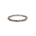 Pulseira de quartzo fumado para crianças 4mm