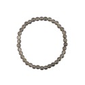 Pulseira de quartzo fumado para crianças 4mm