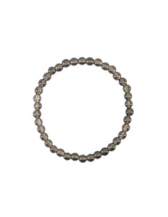 Pulsera Infantil de Cuarzo Ahumado 4mm 2