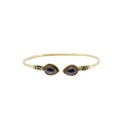 Bracelet of Fine Bronze with Amethyst -26.2-