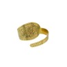 Bronze Bracelet Floral Engraving -20-