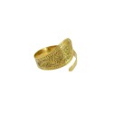 Pulsera de Bronce con grabado floral