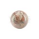 Sphere of Brown Marble and Tourmaline Quartz T3