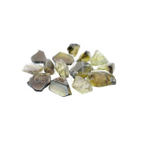 Smoked Smoked Hot Rolled Quartz 2x1 cm (Pack 250gr)