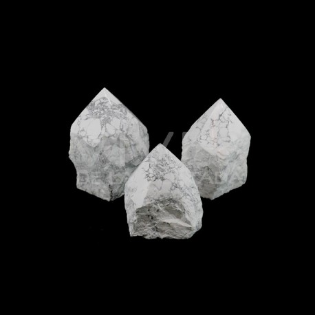 pointes Howlite semi-poli (Pack 600gr)