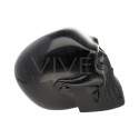 Calavera de Obsidiana Plateada COP