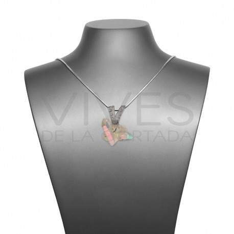 Pingente Aqua Aura em Prata de Lei 925 (K74)