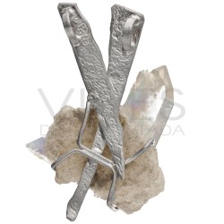 Colgante de Aqua Aura en Plata de Ley 925 (K74)