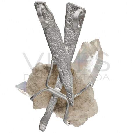 Colgante de Aqua Aura en Plata de Ley 925 (K74)