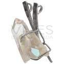 Colgante de Aqua Aura en Plata de Ley 925 (K74)