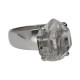 Hérkimer Quartz ring in Sterling Silver 925 (R21)