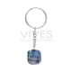 Lapis lazuli Rolled Keychain
