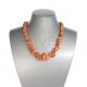 Necklace Mediterranean Coral Chips in Gold 1st Law