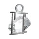 Hérkimer Quartz Pendant in Sterling Silver 925