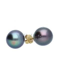 Boucles d'oreilles de Black Pearl en Gold 1ère loi (C90) 2