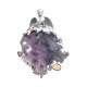 Hanging Dragon of Chalcedony Grape in Sterling Silver 925