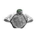 Colgante Hérkimer en Plata de Ley 925 con Ópalo y Peridoto