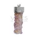 Pendentif Stalactite en Fluorite et Argent 925