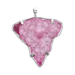 Colgante de Rubelita en Plata de Ley 925 (C8)