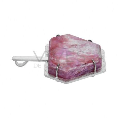 Colgante de Rubí en Plata de Ley 925 (D59)