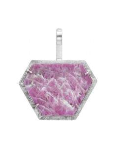 Pendant ruby in 925 Sterling Silver (D59) 2
