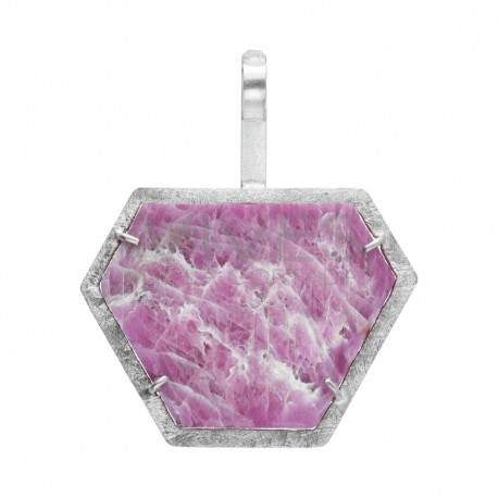 Colgante de Rubí en Plata de Ley 925 (D59)