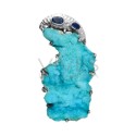 Pendentif hémimorphite en argent 925