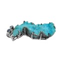 Pendant of Hemimorphite in Sterling Silver 925
