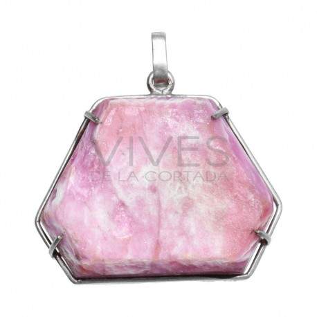 Pendant ruby in 925 Sterling Silver (G37)