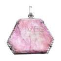 Pendant ruby in 925 Sterling Silver (G37)